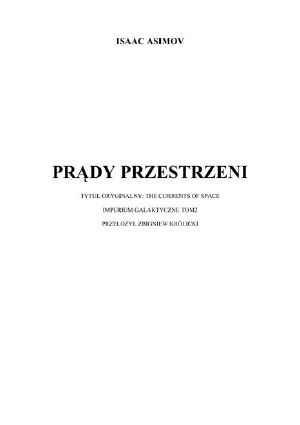 [Galactic Empire 02] • Isaac Asimov - Prady przestrzeni